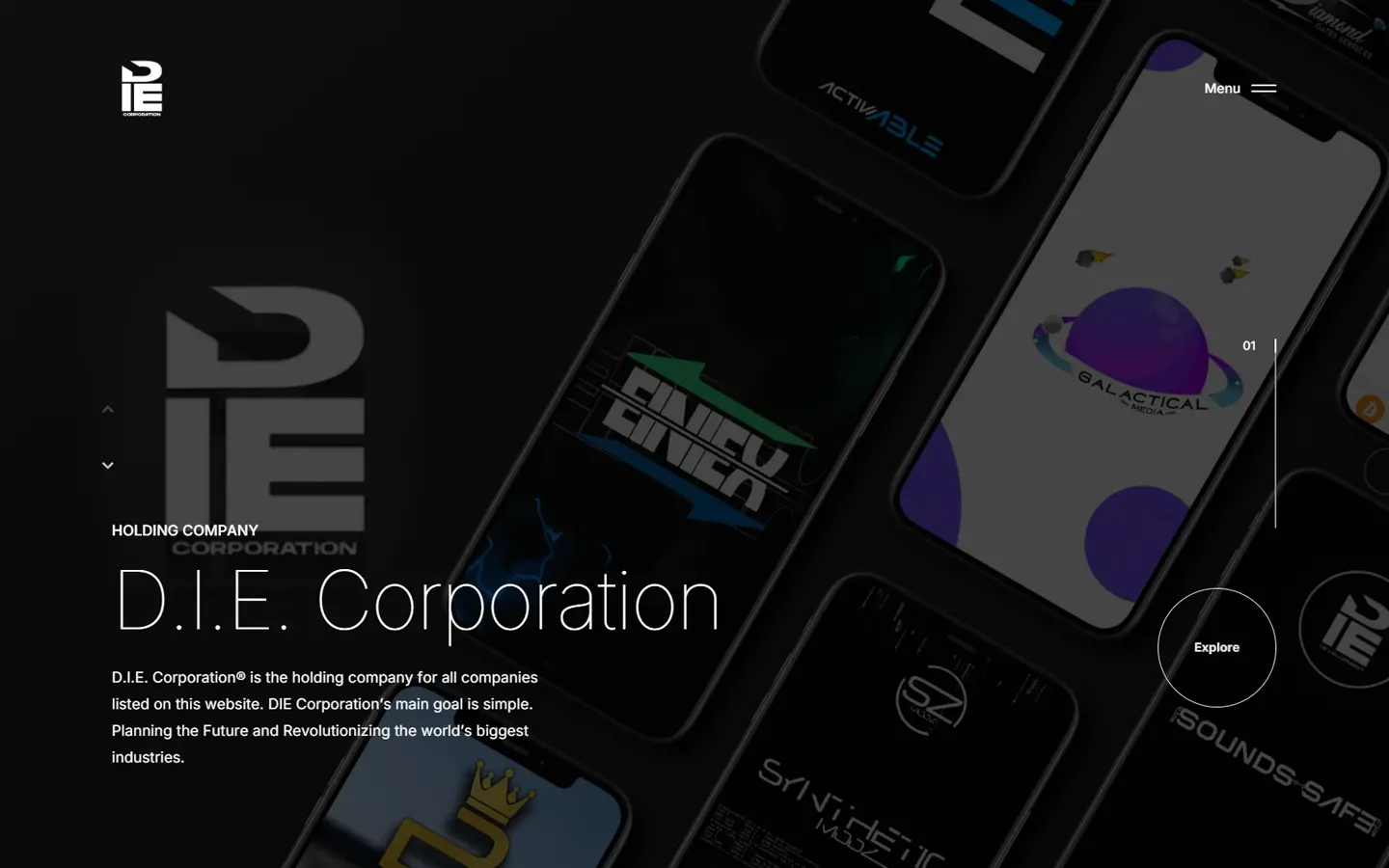Diecorporation Landing Page