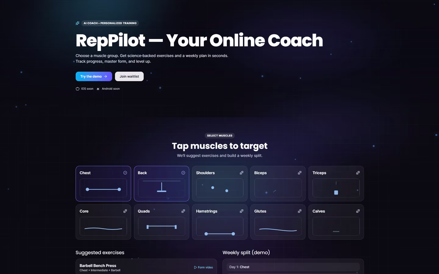 RepPilot Landing