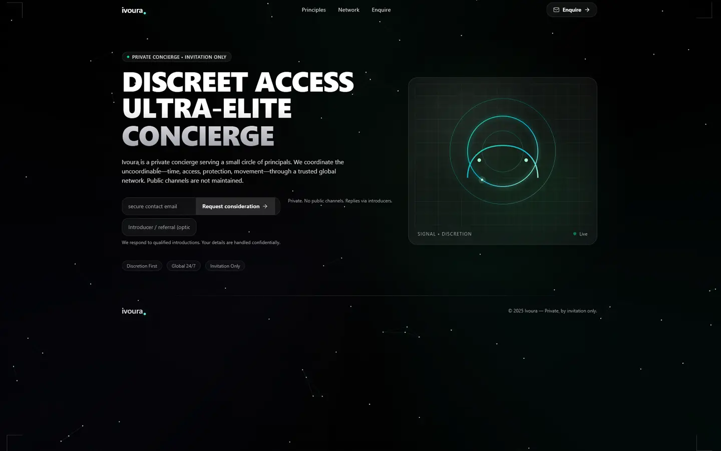Ivoura Landing Concept