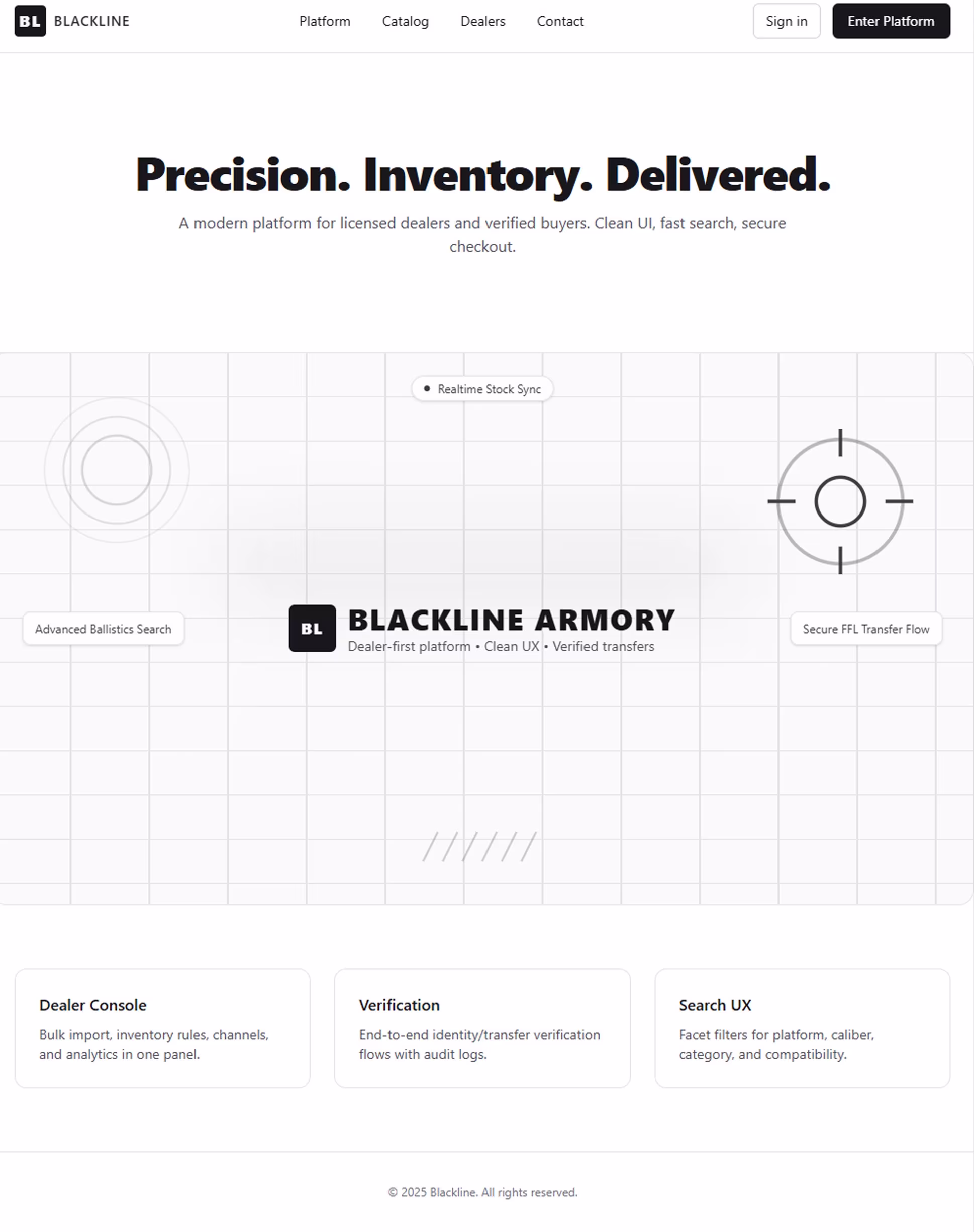 Blackline Website
