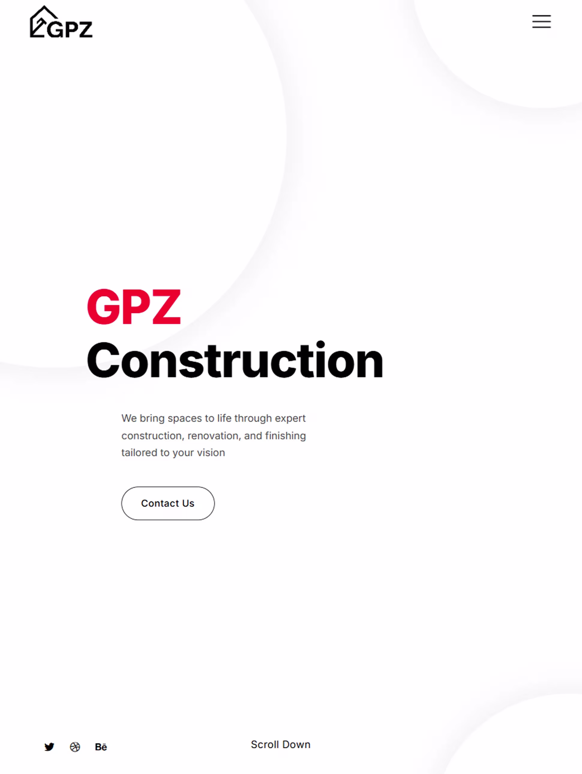 GPZ Construction Website